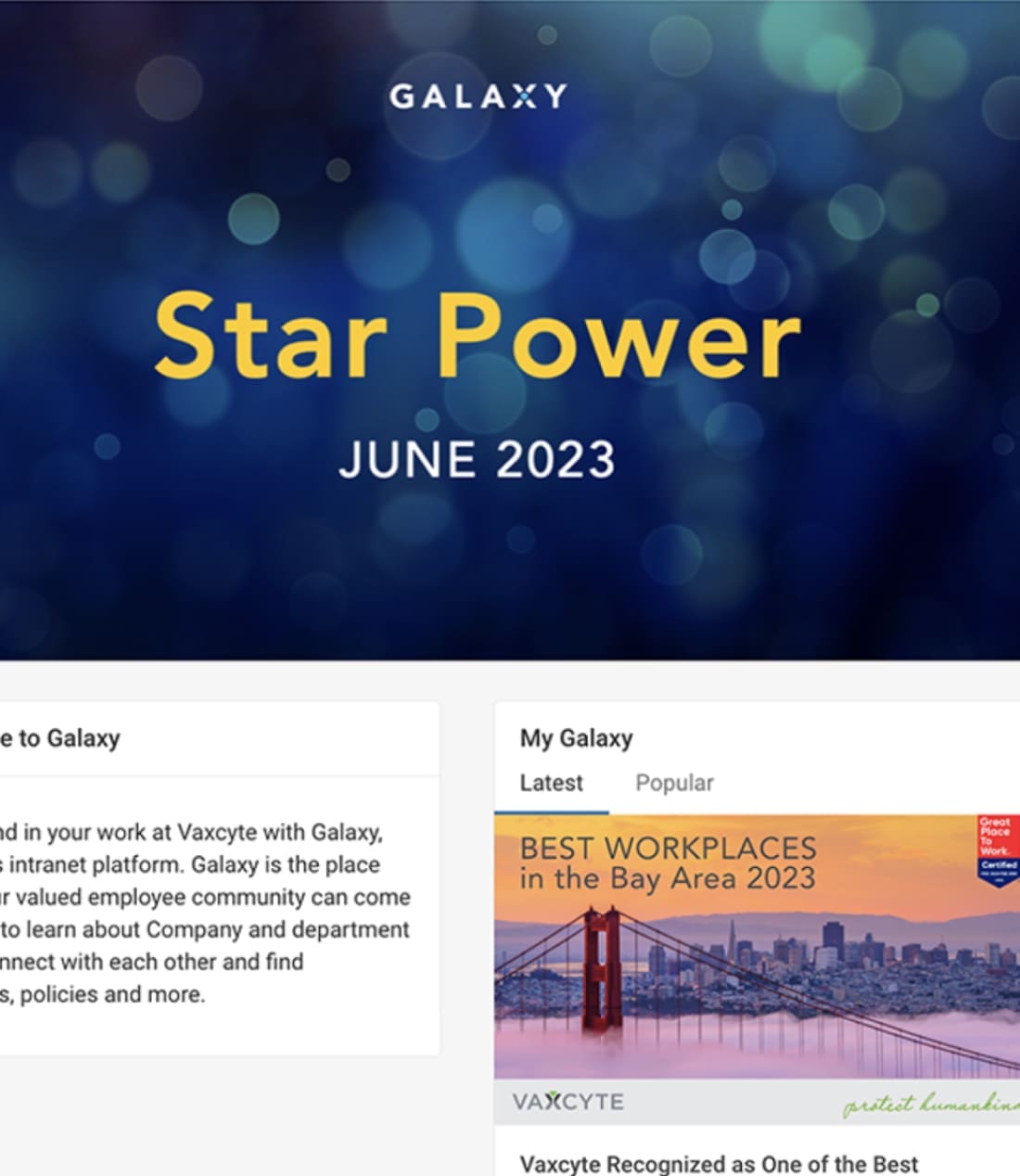 Vaxcyte Intranet